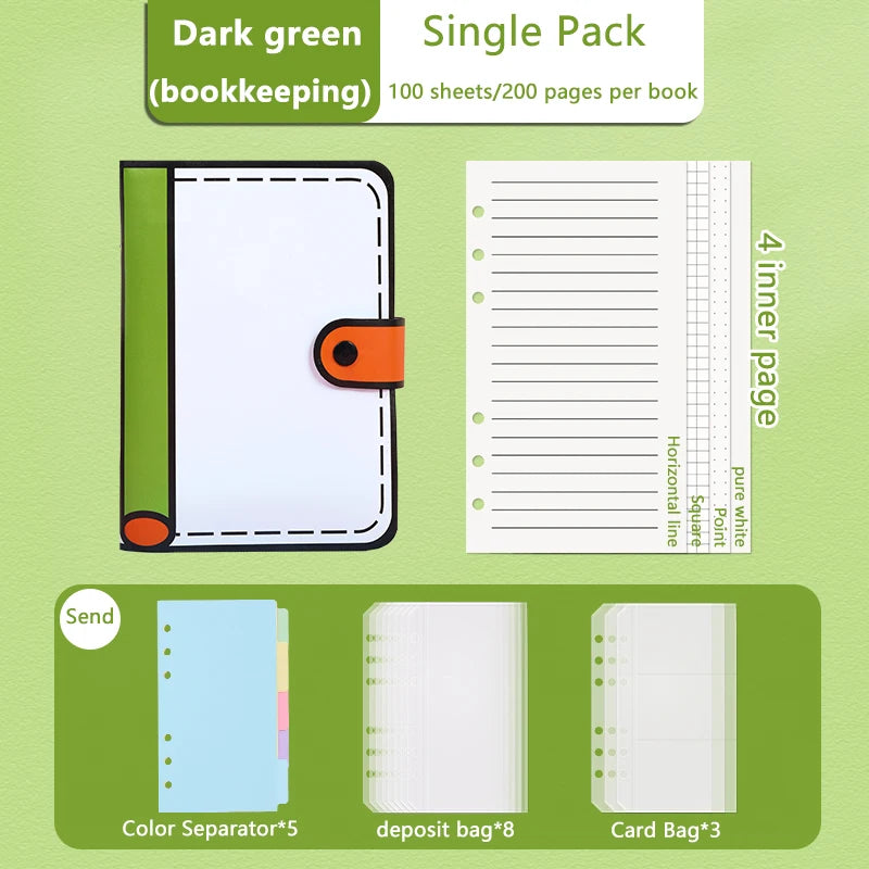 2d color design journal binder