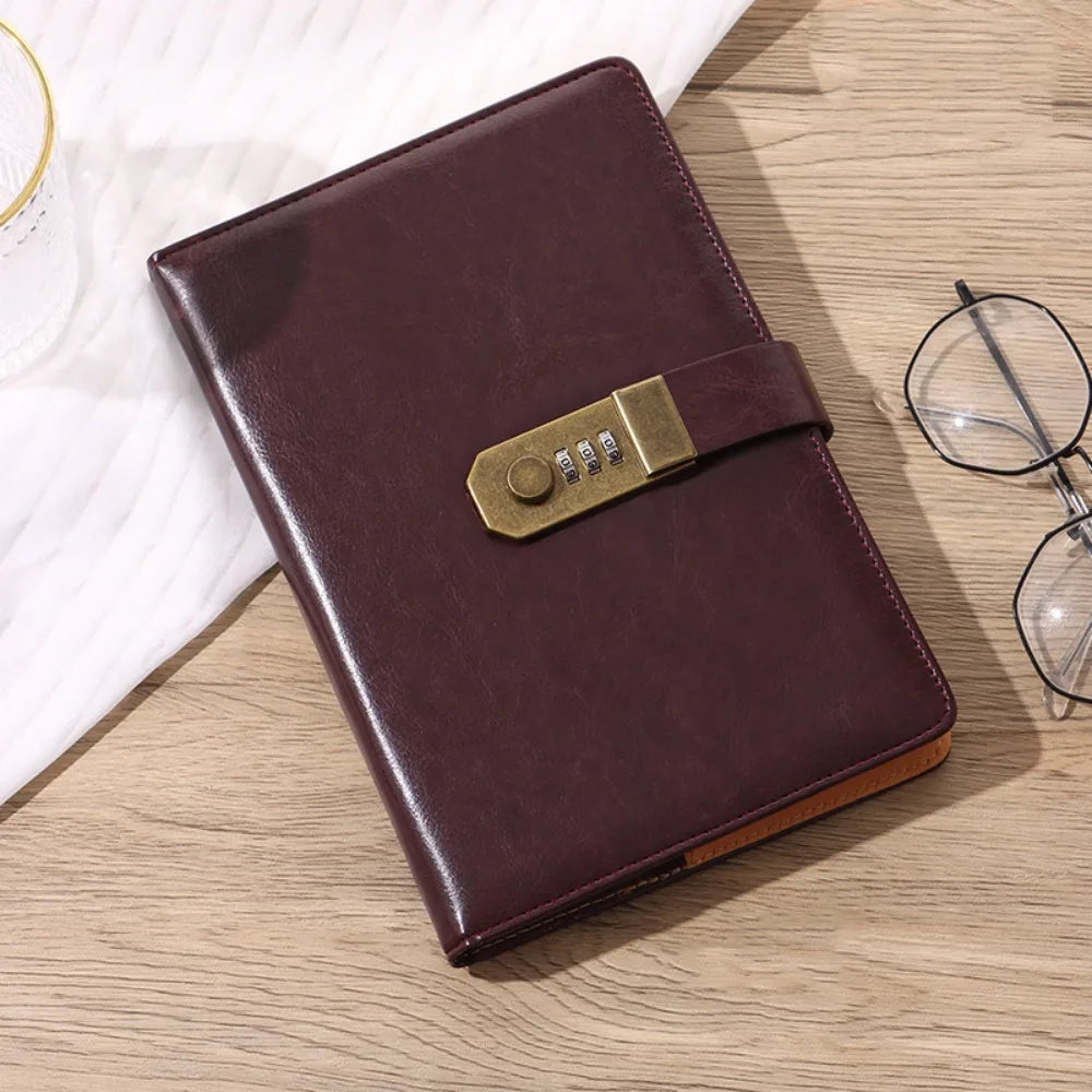 200 Pages A5 Notebook with Coded Lock