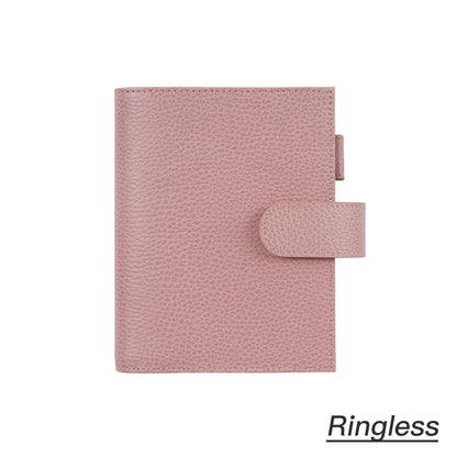 Moterm Firm Pebbled Grain Leather Gray Pink journals