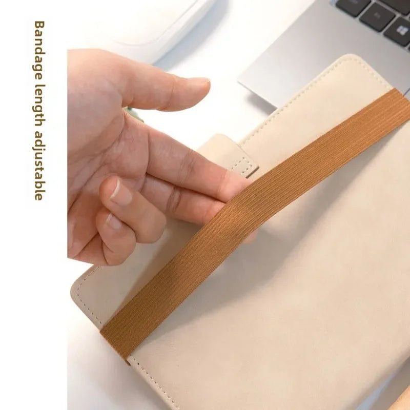 1Pcs Adjustable Elastic Band Pen Holder Pencil Bag