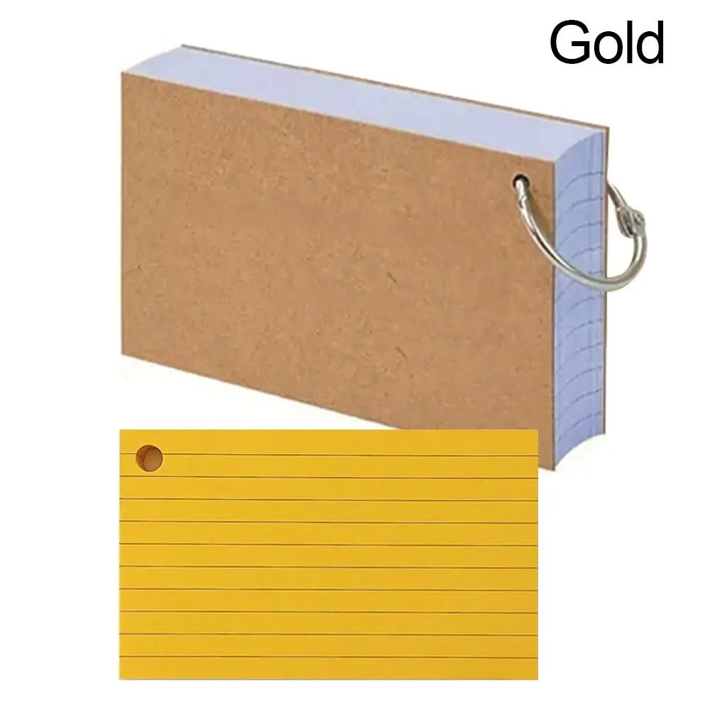 50Pcs Memo Book Loose-Leaf Index Cards