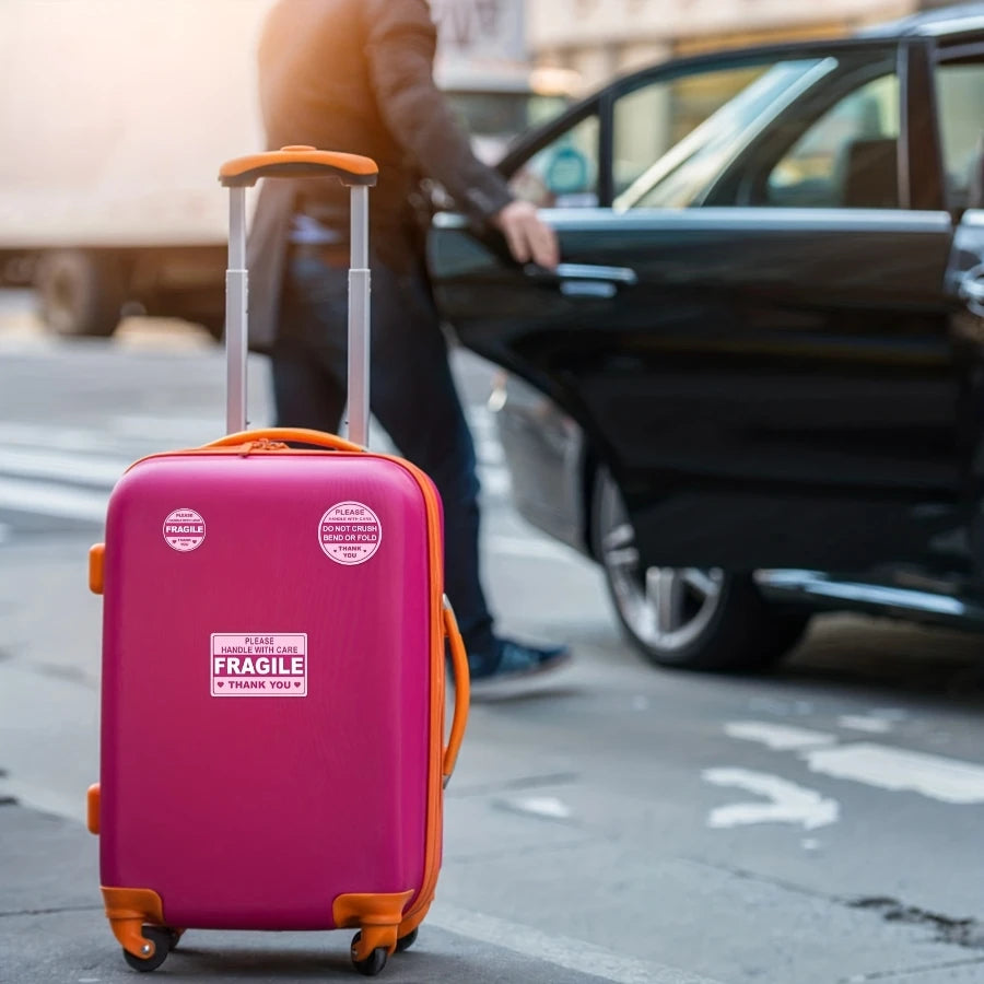 100 Fragile Stickers for Shipping