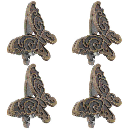 4 Pcs Zinc Alloy Butterfly Clip