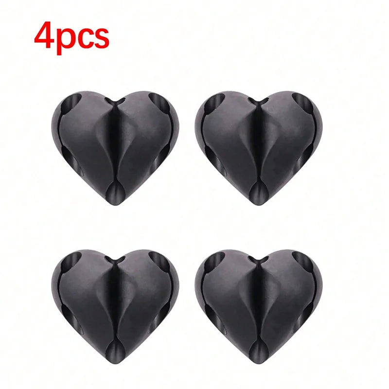 Heart-Shaped Mini Cable Winder Organizers