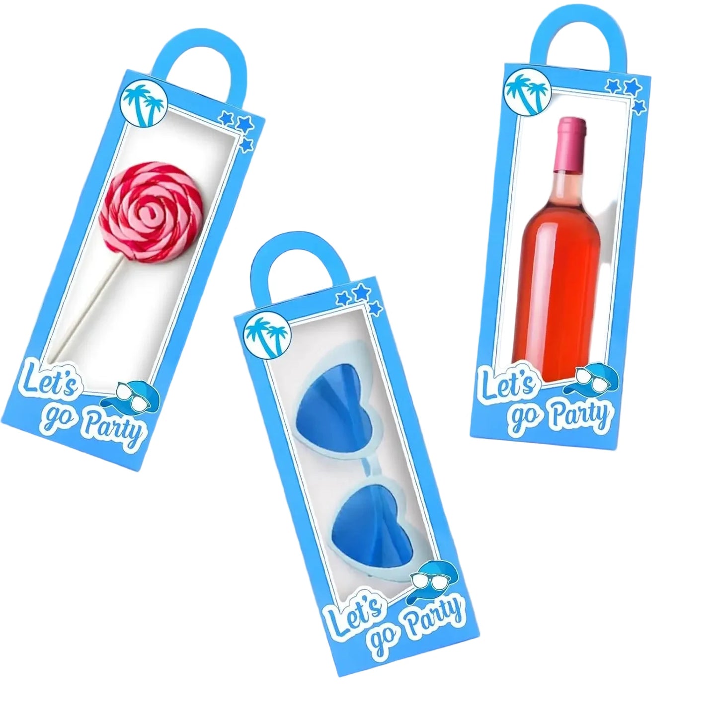 12PCS Blue doll Party Favor Boxes