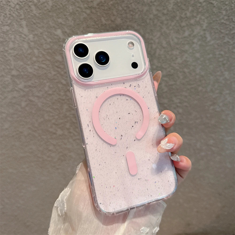 Jelly Glitter Case For iPhone