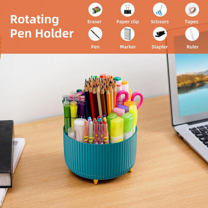 360-Degree Rotating Multi-Purpose Desk Organizer