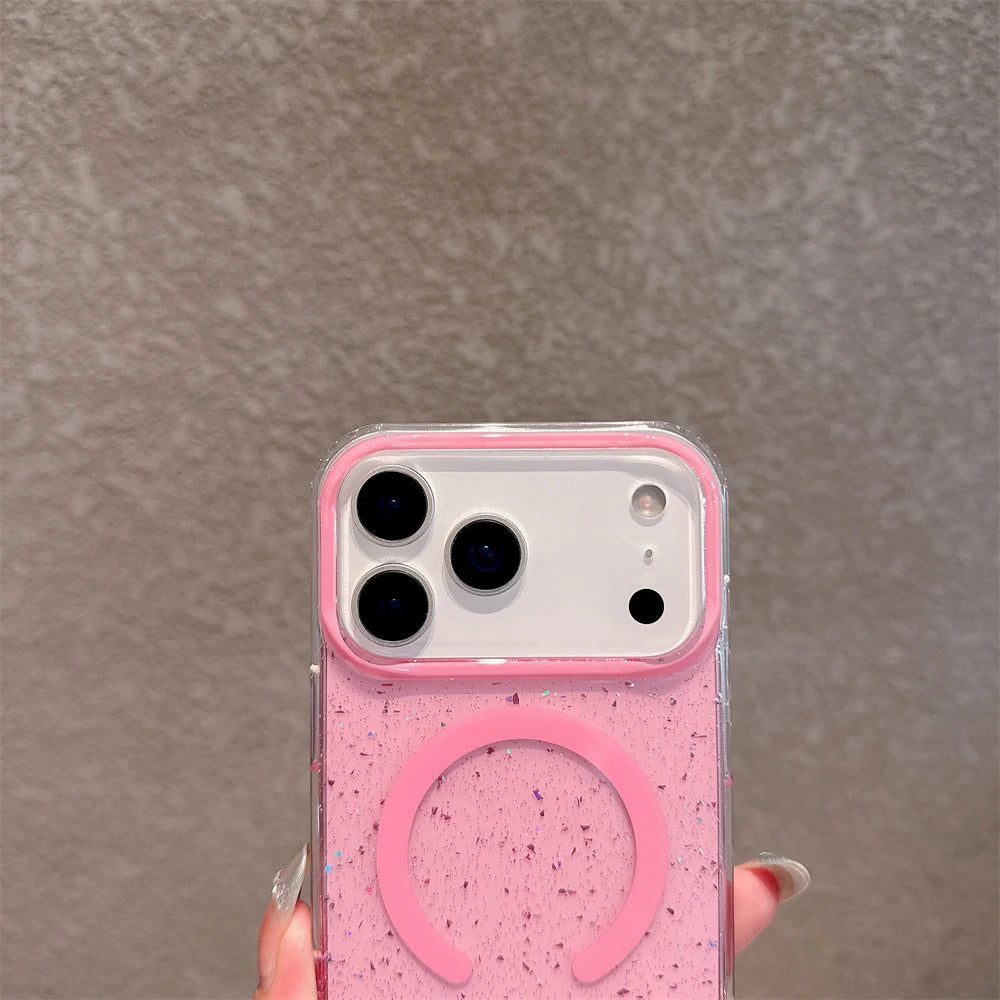 Jelly Glitter Case For iPhone