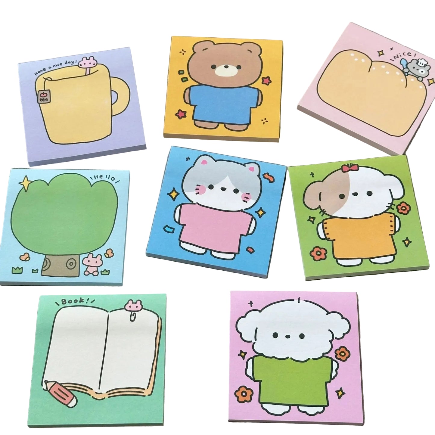 Cartoon-style Simple and Cute Sticky Notes