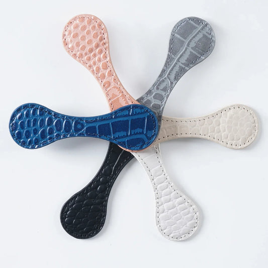 Moterm Leather Double sided Bookmark