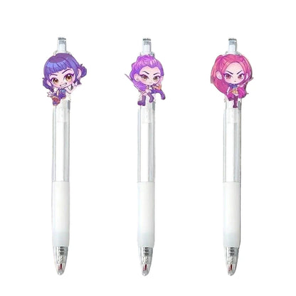 3Pcs k Demon Hunters Black Pen