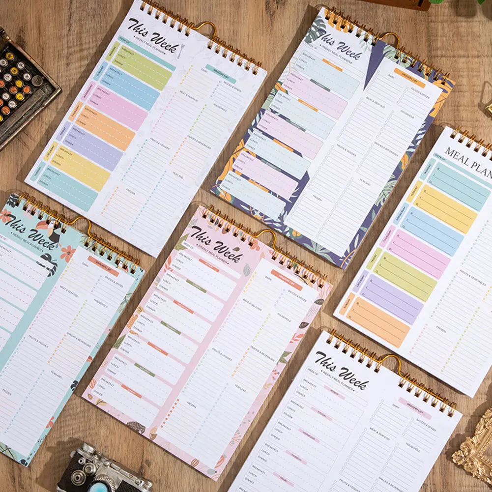 Weekly Meal planner notebook notepad