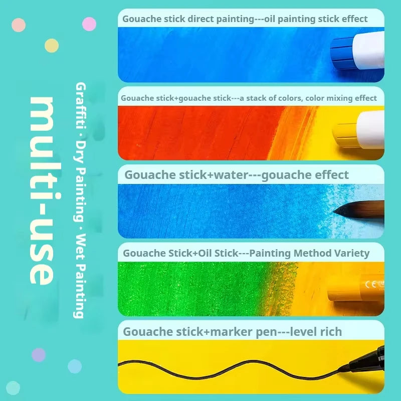12/18/24 Gouache art Paint Sticks
