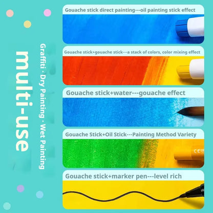12/18/24 Gouache art Paint Sticks