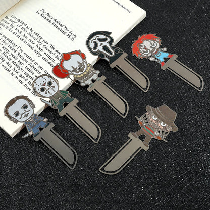 Horror movie villains bookmarks