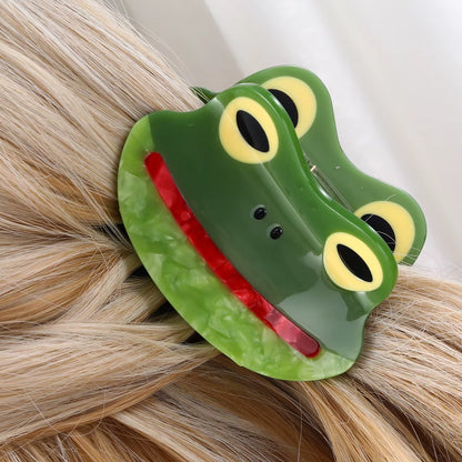 Frog hair claw clip