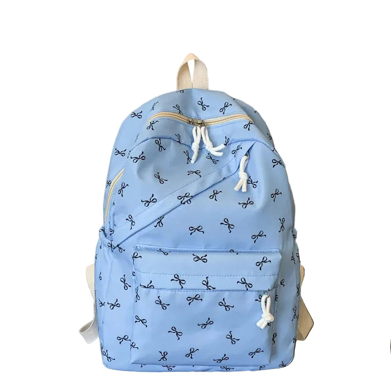 Bow Print Backpack