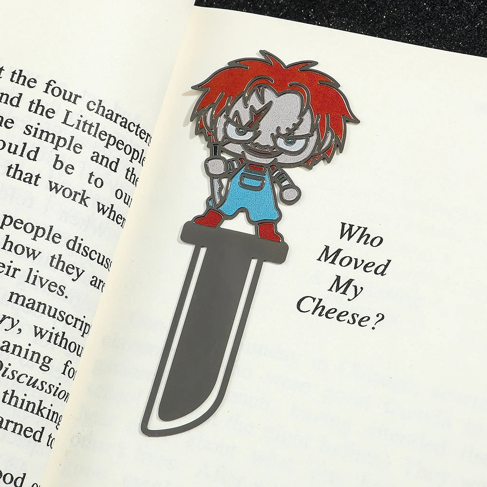 Horror movie villains bookmarks