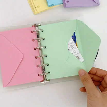 30 pcs A7 6-hole budget envelopes