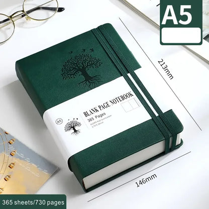 730 pages Thick A5 Blank Notebook