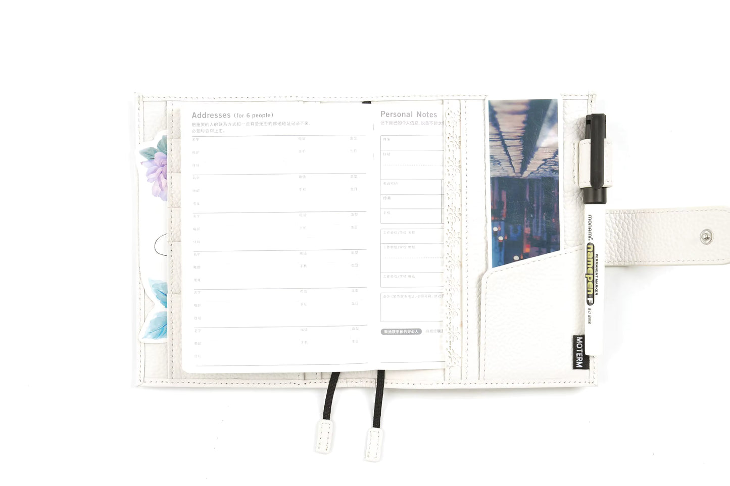 Moterm pebbled leather A6 Plus Cover journal