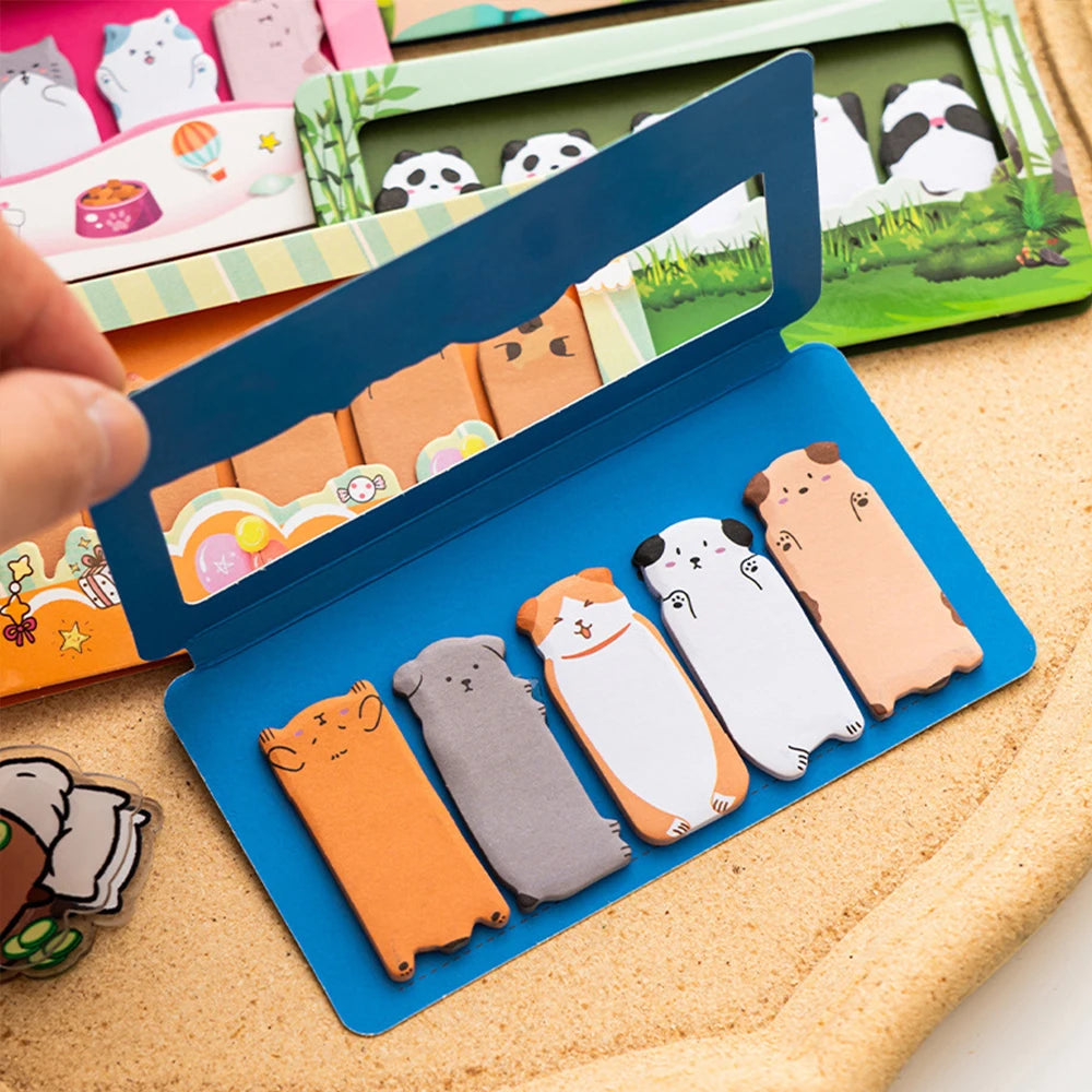 150 Sheets/Pack Cartoon Animals Sticky Notes