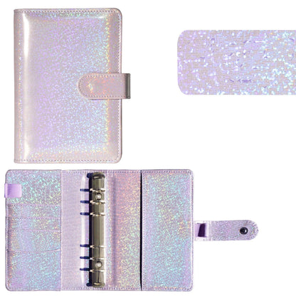 Macaron Glitter Personal size Leather journal