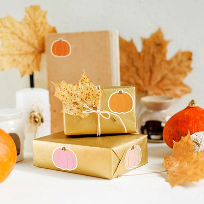 100-500pcs Halloween Pumpkin Stickers