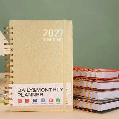 A5 2027 Schedule spiral notebook Planner