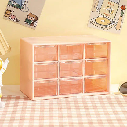 9 Grid Storage Boxes Organizer