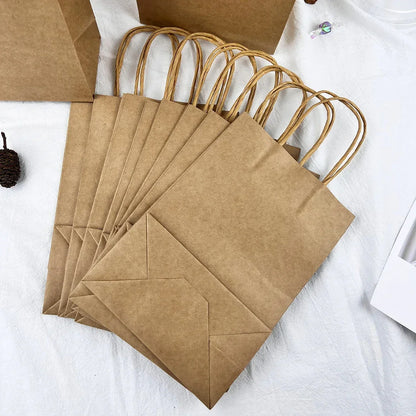 10/20/50pcs Party Favor Kraft Paper Bags