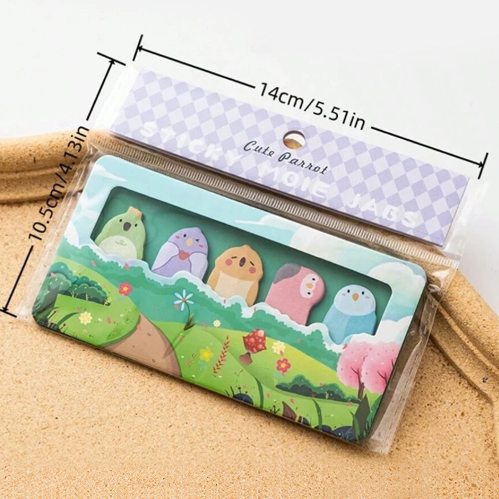 150 Sheets/Pack Cartoon Animals Sticky Notes