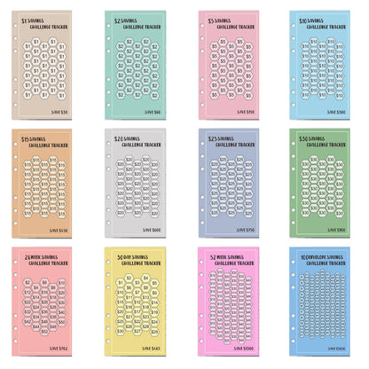 A6 100 Envelopes savings challenge