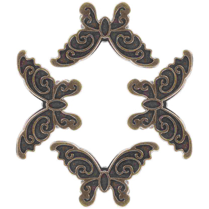 4 Pcs Zinc Alloy Butterfly Clip