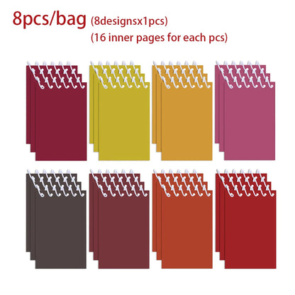 Mini Spiral colored Pocket memo pads