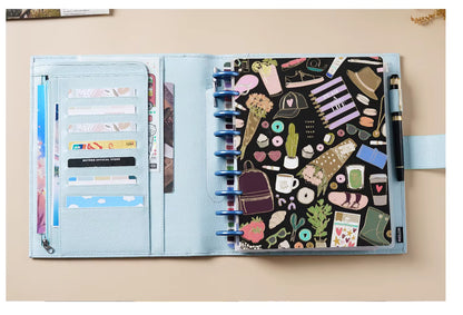 Moterm Genuine Leather Discbound Planner Cover