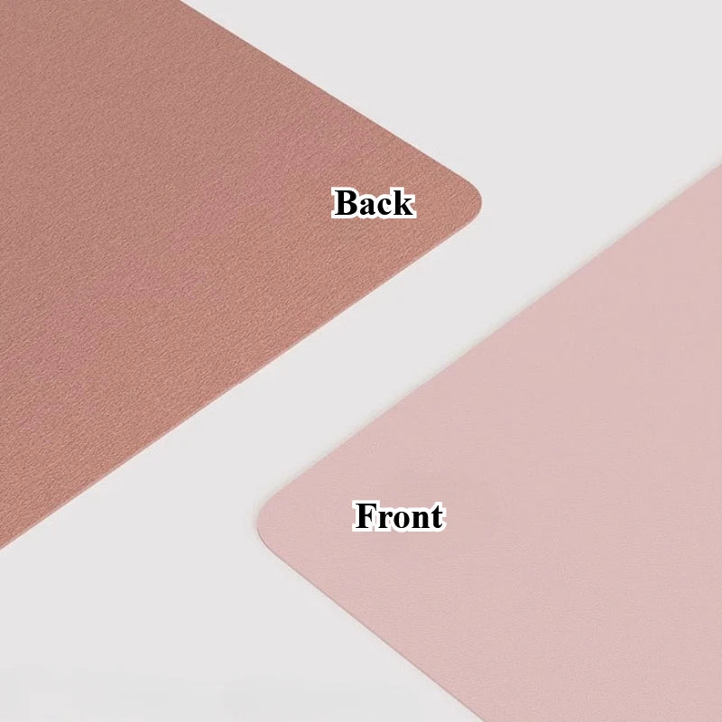 PU Leather Mouse Pad Desk Mat