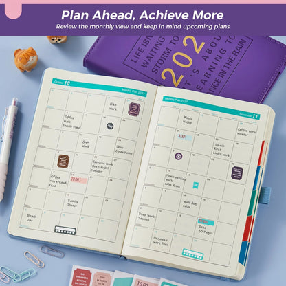 2027 Hardcover Monthly Daily Planner Calendar