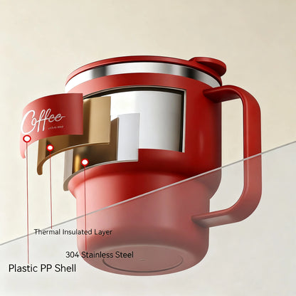 400ML Double Layer Coffee Mug