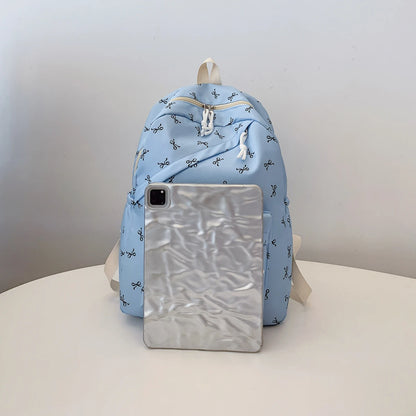 Bow Print Backpack