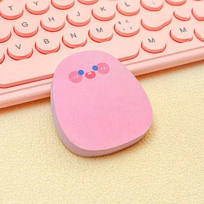 Cartoon face color Sticky Notes Memo Pad