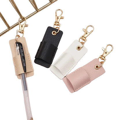 leather Lanyard Pen Holder