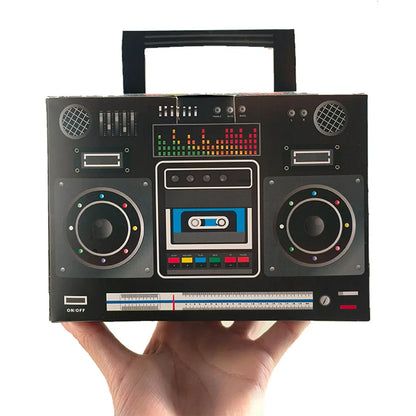 6/12/24pcs 80s 90s Novelty Boombox party Favor Boxes