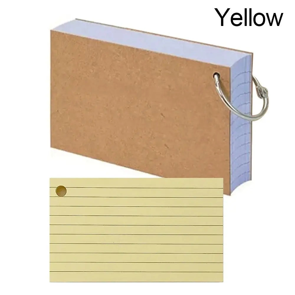 50Pcs Memo Book Loose-Leaf Index Cards