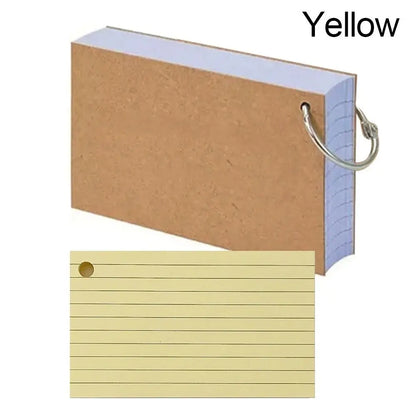 50Pcs Memo Book Loose-Leaf Index Cards
