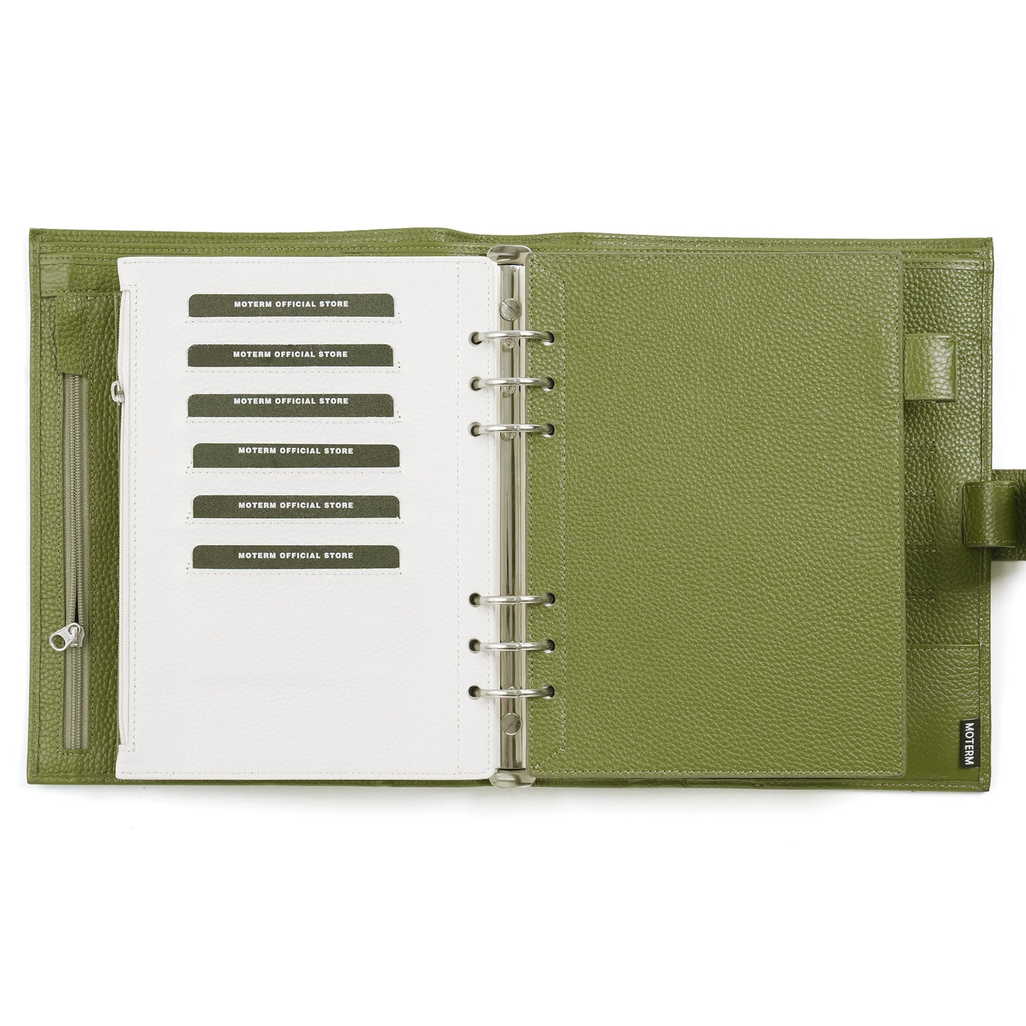 Moterm Zipper Flyleaf for A5 Size Ring Planner