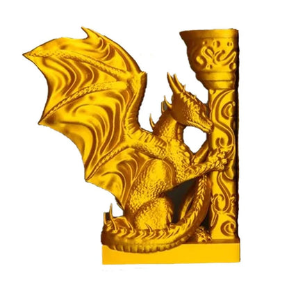 3D Printed Whimsical Dragon Bookends Book Stopper