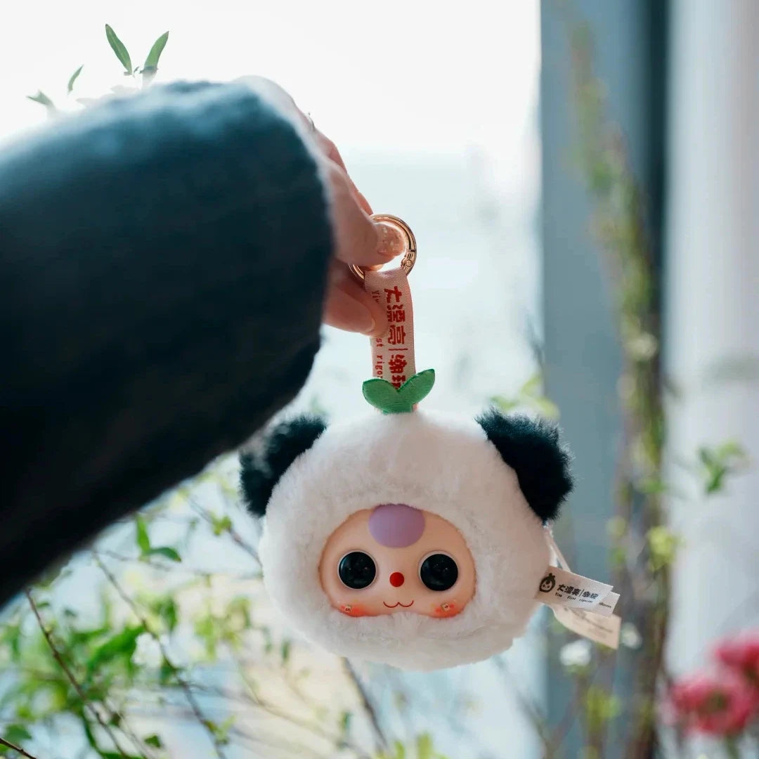 Baby Plush Doll Head pendant Pouch Blind Box