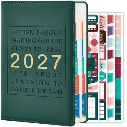 2027 Hardcover Monthly Daily Planner Calendar