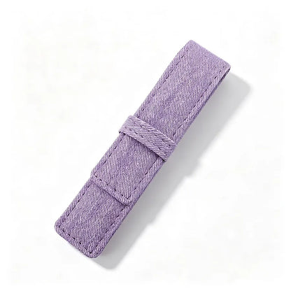 Colorful PU Leather Single Pen Case Holder